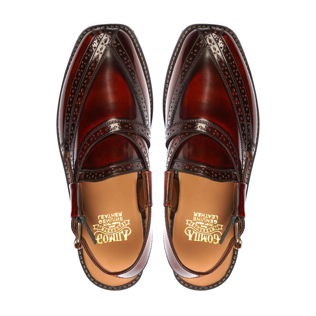 NOUROZE CHAPPAL BROWN - Gomila Intersole